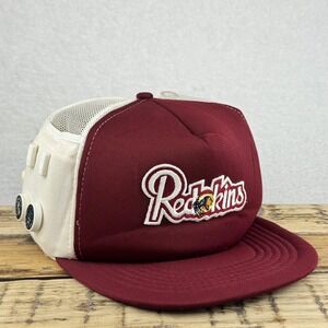 Vintage Washington Redskins Hat Cap Snap Back Mens NFL Football Radio 80s